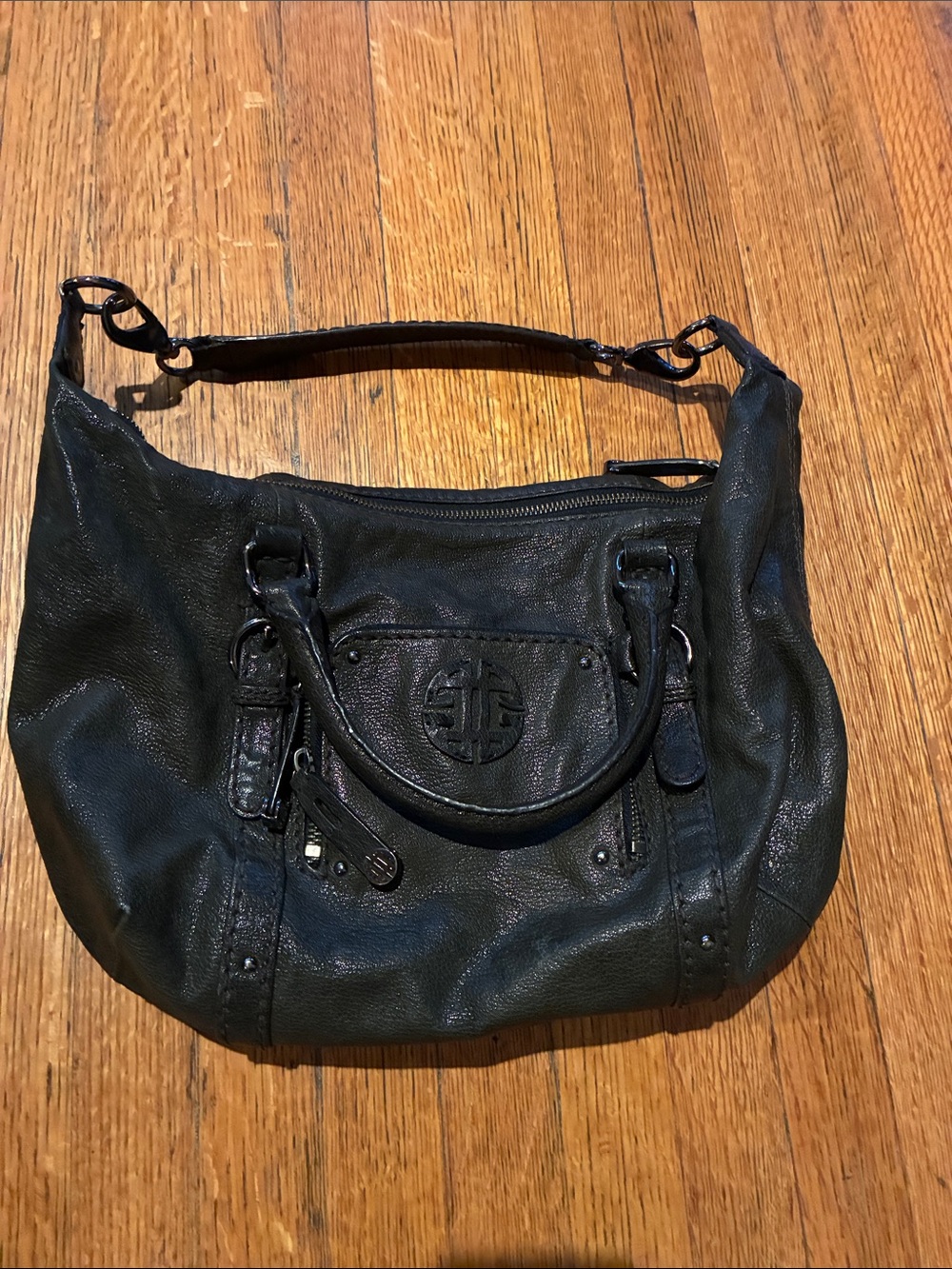Antonio Melanie Dark Army Green Hobo Bag